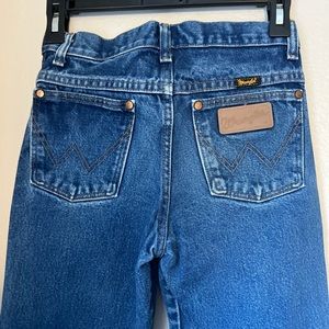 Boys 14 Regular Cowboy Cut Stonewashed Wrangler Brand Jeans